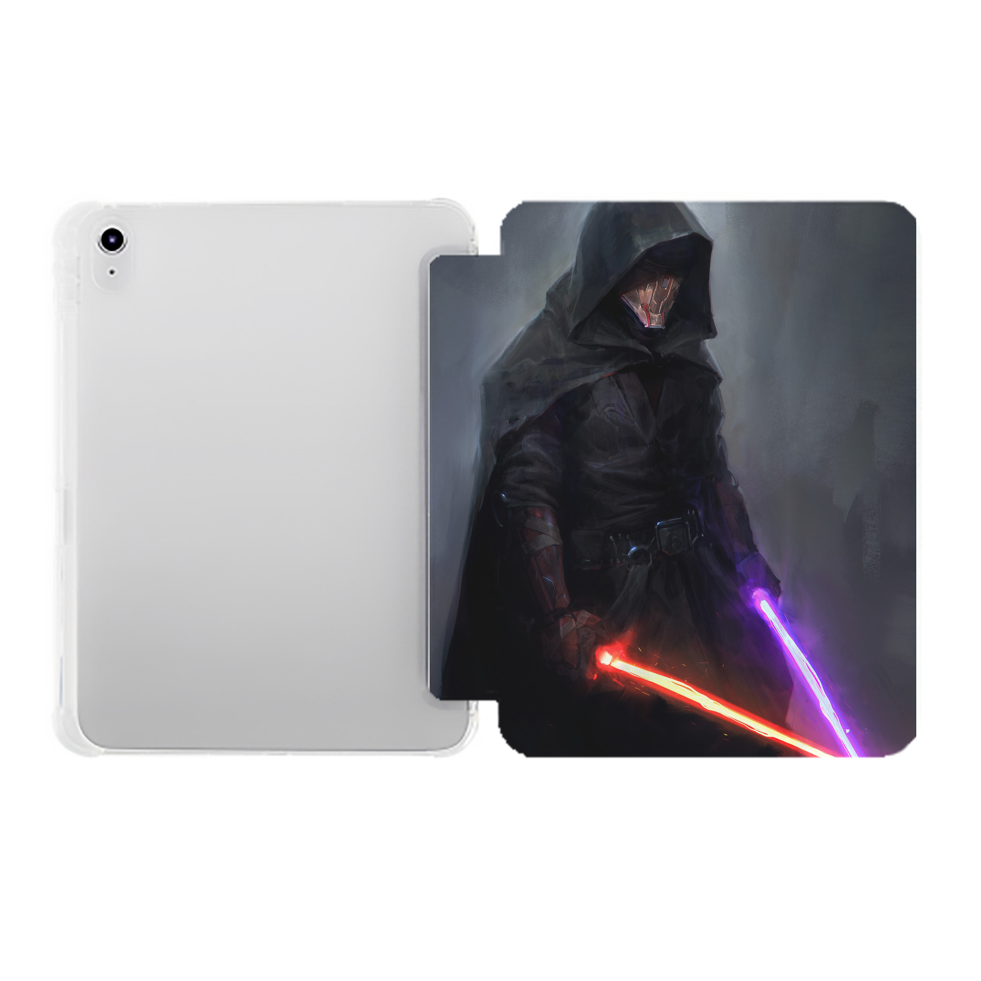 （画像用） スター・ウォーズ Star Wars IPad ケース ペン収納付き 三つ折りスタンド PUレザー×シリコン 対応機種9.5/10.5/10.9インチ